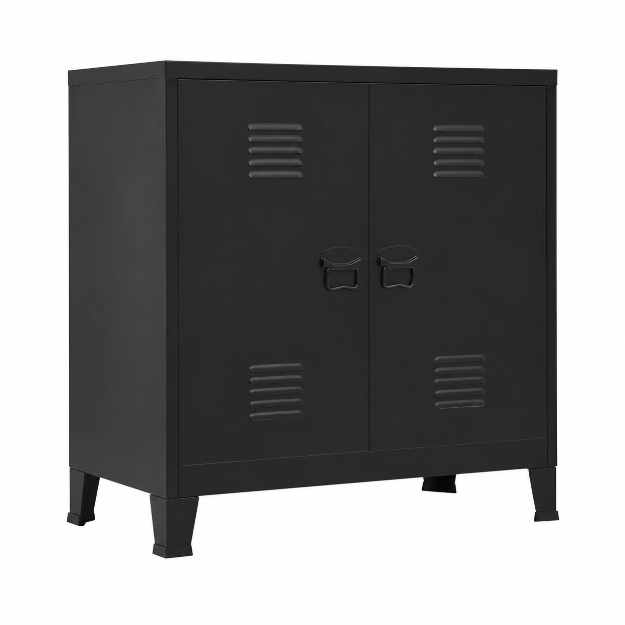 Armadio Classificatore in Acciaio Nero 90x40x100 cm per Ufficio