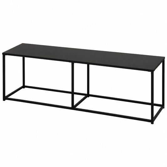 Mobile TV Industriale Soho Nero 140x40x40 cm